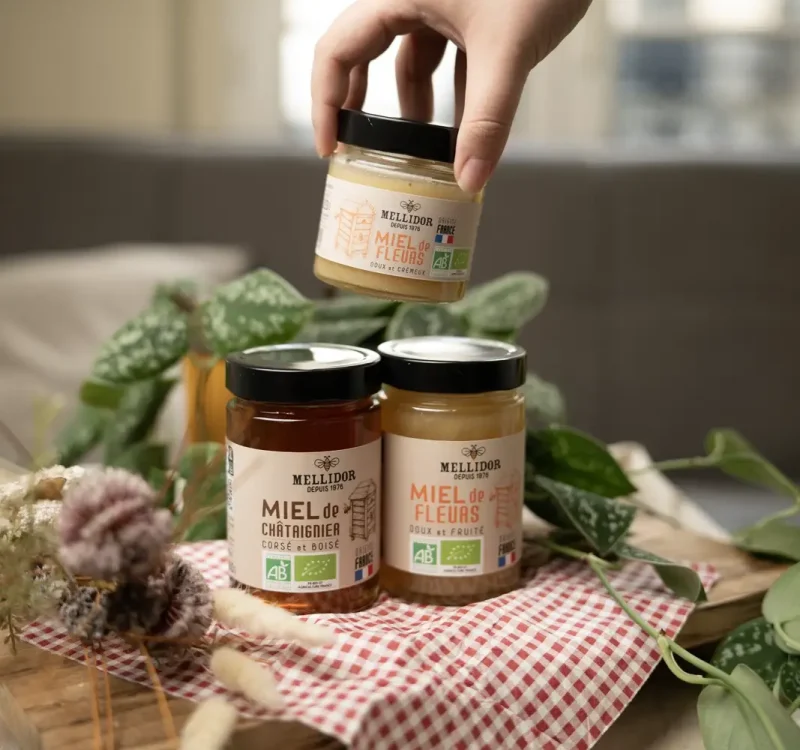 Produits bio et équitables : miels Mellidor sélectionnés par Papilles Online